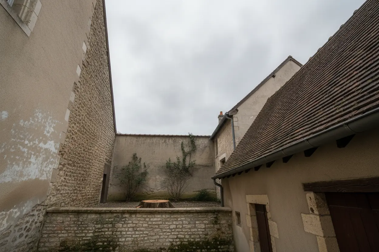 Jardin sécurisé après abattage contrôlé à Dijon
