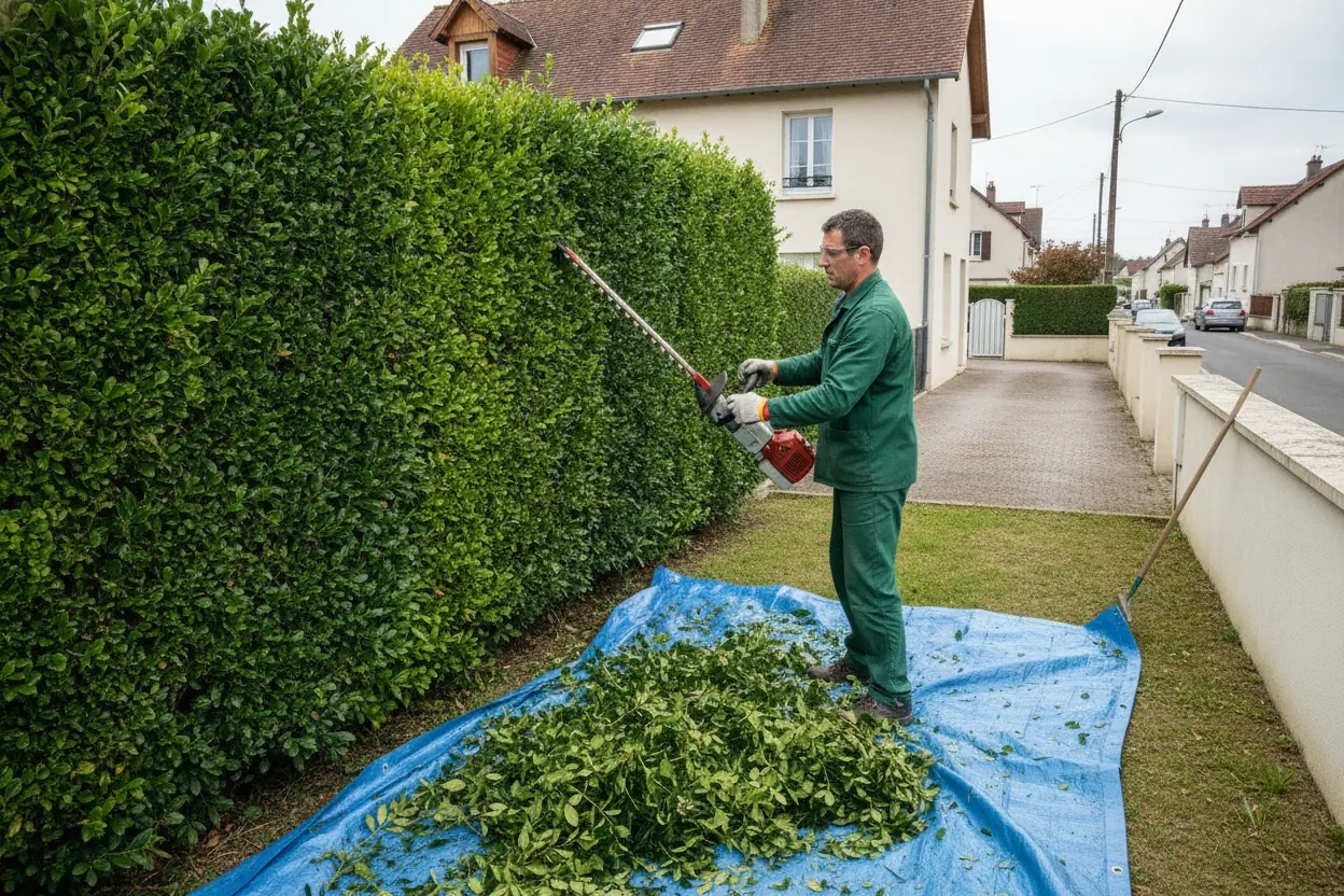 Taille de haie régulière à Fontaine-lès-Dijon